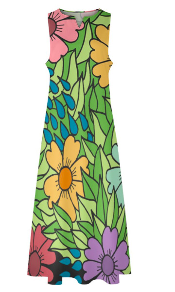 Puccelli Flowers designer dress